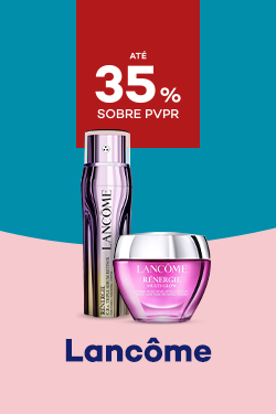 Dois produtos de cuidados de rosto da marca Lancôme com até 35% sobre Preço de Venda ao Público Recomendado.